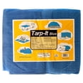 thumbnail image 2 of HNF Shop Blue Tarpaulin 9ft x 12 ft, Poly Tarp, 2 of 2