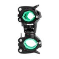 thumbnail image 1 of Soporte de linterna giratorio, soporte de faro de bicicleta negro + verde Afortunado Sencillez, 1 of 4