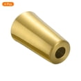 thumbnail image 3 of Cubierta de pierna de muebles Uxcell, paquete de 4 tapas redondas de metal para piernas, ideal para sofá, mesa, silla (2.1", tono dorado), 3 of 5