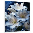 thumbnail image 2 of Designart "Serenity in White Flowers" Floral Metal Wall Art Prints, 2 of 5