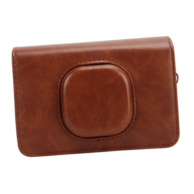 Estuche para cámara instantánea de cuero sintético, minibolsa protectora retro para cámara con correa de hombro ajustable para Mini Shot2