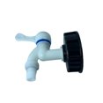 thumbnail image 3 of Kenally Contenedor IBC, adaptador de válvula de grifo de drenaje de 15mm, accesorios de conector de PVC de acero inoxidable para el hogar, suministros Herramientas y ferretería Kenally TO001165-00, 3 of 6