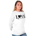 thumbnail image 5 of Love Yourself Self Care Inspirational Women's Long Sleeve T Shirt Brisco Brands M, 5 of 6