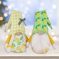 thumbnail image 3 of Lemon Gnome Scandinavian Tomte Nisse Swedish Fresh Lemon Elf Home Farmhouse Kitchen Decor Easy Peasy Shelf Summer Tiered Tray Decorations, Set of 2, 3 of 10