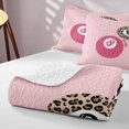 thumbnail image 4 of Erosebridal Billiard Bed Spread Queen Hot Pink Queen Coverlet Set, Hot Pink Solid 3 Pieces 1 Quilt and 2 Pillowcases, 4 of 7