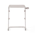 thumbnail image 2 of Homycasa Plateau de Salle à Manger TV Pliant Réglable avec Porte-Gobelet Beige, 2 of 6