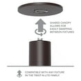 thumbnail image 4 of PD-240212-CS-WT WAC Limited Twist-N-Lite - 13W 1 LED Cylinder Mini Pendant-12 Inch Tall and 5 Inch Wide-White Finish, 4 of 5