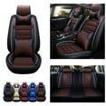 thumbnail image 6 of Tuqiang Car Seat Covers Waterproof for Infiniti for QX70 2003-2017 Premium Car Seat Covers Full Set - 5-Seat Leather with Pollow and Headrest Black and Coffee, 6 of 6