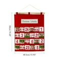 thumbnail image 3 of Calendario De Adviento De Navidad Bolsa Para Colgar En La Pared Con 24 Bolsillos Decoración De Navidad Bolsa De Almacenamiento De Dulces De Múltiples Capas Methold HA038414-00, 3 of 6
