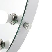 Impressions Vanity Monarch Plus Hollywood Makeup Mirror with Smart LED Lighted Strip Lights (Silver)