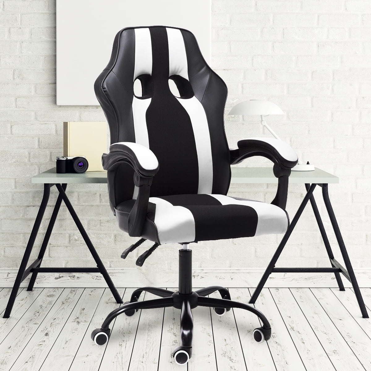 Details about   Ergonomic Gaming Racing Chair Computer Desk Seat Leather Swivel Office Furniture 