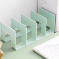 thumbnail image 3 of bestolf Modern Geometric Bookend Plastic Desktop Book Holder for Shelves Desk Multi-Purpose Organizer for Home Office School, 3 of 6