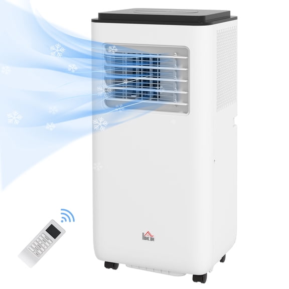 10,000 BTU Portable Air Conditioner for Rooms up to 440 Sq.Ft, 3-in-1 AC Unit with Dehumidifier & Fan, Auto Sleep Mode, 24H Timer, Window Installation Kit, White