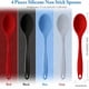 thumbnail image 2 of Set de 4 Cucharas de Cocina de Silicona 10.6" Resistentes al Calor Antiadherentes para Mezclar y Servir (Colores Vivos), 2 of 5