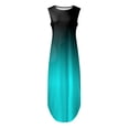 thumbnail image 4 of For Women 2024 Casual Loose Long Dress Sleeveless Split Maxi Sundress Summer Beach Dress With Pockets Sundress Beach Vacation Mini Dress, 4 of 4