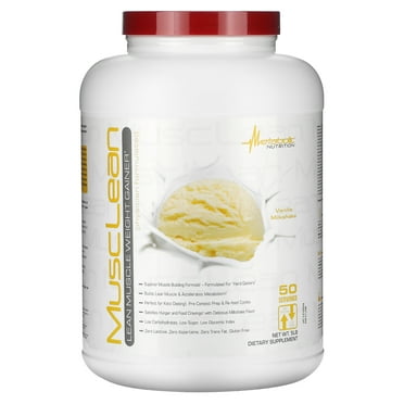 Metabolic Nutrition MuscLean, Lean Muscle Weight Gainer, Vanilla Milkshake, 5 lb