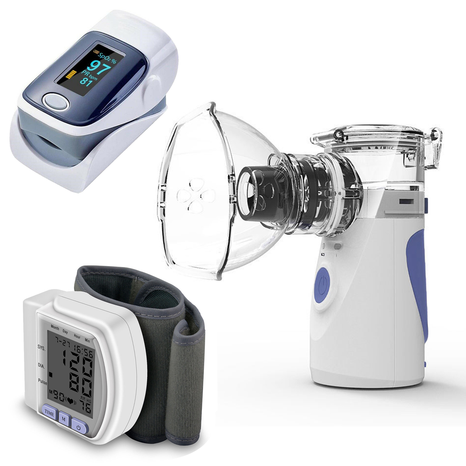 Genkent Home and Travel Health Monitoring Kit Wrist Blood Pressure