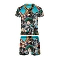 thumbnail image 6 of My Hero Academia Boys Rash Guard Set 2 Piece Swimsuits Short Sleeve Bathing Suits with Trunks, 6 of 7