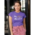 thumbnail image 2 of My Father Is The Best Shaped T-Shirt Women -Image by Shutterstock, Female Small, 2 of 4