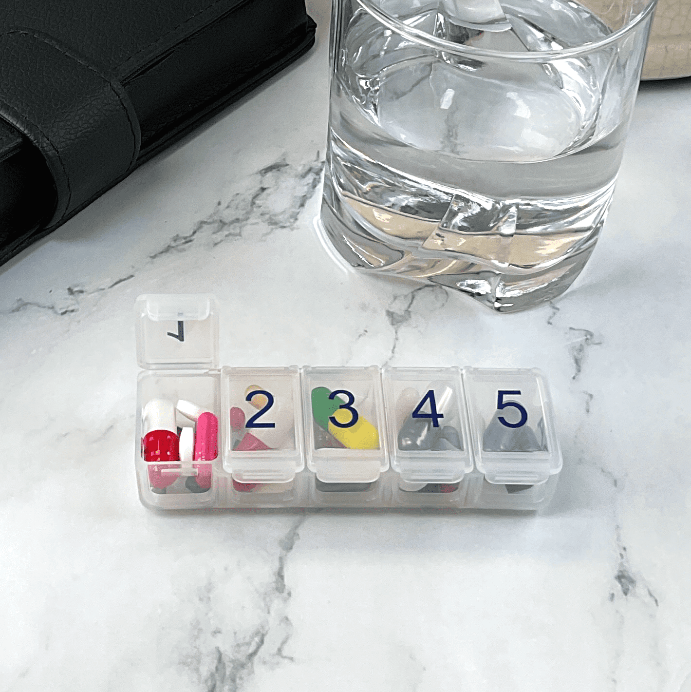 e-pill 5 Times A Day Pill Organizer, Clear