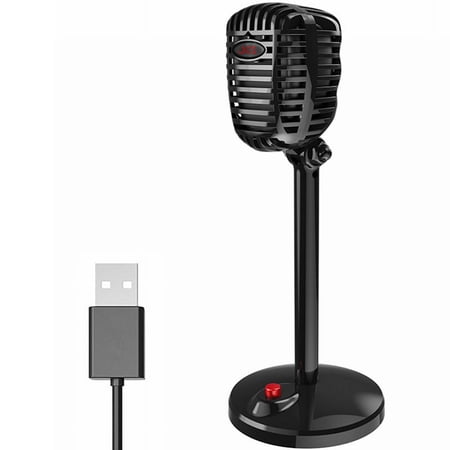 New computer microphone rotatable USB Microphone driveless voice chat device video conference microphone