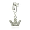 thumbnail image 3 of 3-Piece Non-Piercing Belly Button Ring Set | Sparkling CZ Heart Crown Star Fake Navel Jewelry | Adjustable Clip-On Foot & Body Accessory for Beach Party, 3 of 8