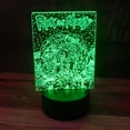 thumbnail image 3 of 3D Ricky and Morty Teleportation Desk Light, 7 Color LED Base Lamp with USB, Battery, and a Touch control Rotating Fade or Solid Color mode. A perfect Nightlight for Kids or a unique gift for any age., 3 of 6