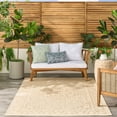 thumbnail image 5 of Nourison Tulum 4' x 6' Cream Indoor/Outdoor Rug, 5 of 8
