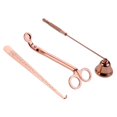 thumbnail image 2 of MUXSAM 3 in 1 Candle Tools Candle Accessory Set - Candle Snuffer, Candle Wick Trimmer, Candle Wick Dipper - Candle Cutter Candle Maintenance Kit Gift for Candle Lover(Rose Gold), 2 of 4