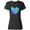 AB-Black, variant on Inktastic Suicide Prevention Awareness Purple and Teal Heart Ribbon Women's T-Shirt