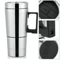 thumbnail image 4 of Vehicle Heating Cup Heated Travel Mug With Lid Heated Coffee Mug Warmer Travel Heating Mug Stainless Steel Electric Car Cup Car Heating Cup, Heated Travel Mug, Electric Car Cup,, 4 of 8
