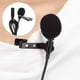thumbnail image 4 of Mini micrófono con clip de collar y orificio de conexión para teléfono móvil, transmisión en vivo, grabación de entrevistas, 4 of 12
