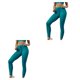 thumbnail image 3 of Jumpingount Mallas acanaladas para mujer, pantalones de Yoga para trotar con cordón a rayas sin costuras, pantalones de chándal deportivos, Type5 NO5, 3 of 6