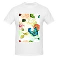 thumbnail image 4 of Bingfone Floral Vintage Men'S Loose Fit Short-Sleeve Pocket T-Shirt, 4 of 7