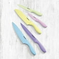 thumbnail image 2 of Cuisinart C55-10PCPL Ceramic Coated Knife Set with Blade Guard Sheaths (10- Piece Set) in Pastel Bright's, 2 of 3