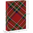thumbnail image 3 of Medium Christmas Gift Boxes with Lids (12 Shirt Boxes, 3 Designs: Blue, Green, Red Plaid, Black Buffalo Check) for Christmas, Hanukkah, Birthdays, Father's Day, 3 of 6