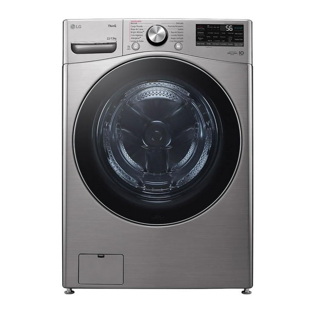 Lavasecadora LG 22/13kg Carga Frontal Silver