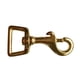 thumbnail image 5 of Mosquetón giratorio de latón macizo para mascotas con clip para caballos y gatillo (dorado) 20x59mm, 5 of 7