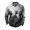 Gray, variant on Halloween Polo Shirts Classic Collar Bat Haunted House Print Mens Long Sleeve Button Collar Casual Athletic Holiday Tops Multicolor XL