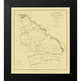 thumbnail image 2 of Thompson 15x16 Black Modern Framed Museum Art Print Titled - Union District South Carolina - Thompson 1825, 2 of 5