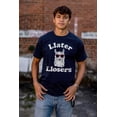 thumbnail image 4 of Llater Losers Nerdy Geeky Cute Llama Men's Graphic T Shirt Tees Brisco Brands M, 4 of 4