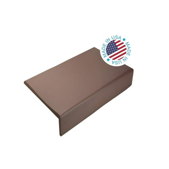 Kidkusion Soft Seat Edge Cushion Brown 3 ft, Foam Rubber Edge and Corner Guard, Fireplace Padding, Childproof Bumper