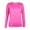 Hot Pink---white tops for women dressy casual, variant on Aboser Long Sleeve Basic Shirts for Women Casual Round Neck T Shirt Solid Color Tee Tops Loose Fitting Layering Top Fall Clothes Blue L