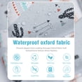 thumbnail image 3 of Waterproof Wet Dry Bag, Multi-use Reusable Wet Pouch for Diapers, Swimwear & Gym Clothes with Botanical Print, 3 of 6