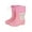 Pink*, variant on Toddler Girls Boys Rain Boots Cute Bunny Dinosaur Design -Resistant Removable Plush Liner Soft Sole Daily Wear All Seasons Classic Elegant Shoes