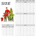 thumbnail image 3 of Casual Fitted & Comfort Green Pajamas - Crewneck Christmas Pajamas Set, Green Print Tops & Pants, Matching Christmas Pajamas for Family, Premium Pajamas for Women Set(Men, XL), 3 of 4