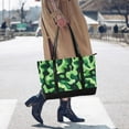 thumbnail image 4 of FORMRS Laptop Tote Bag for Women with 15.6" Computer Compartments Handbag, Green Camouflage Pattern, 4 of 7