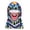 #3, variant on Novelty Face Print Ski Balaclava, Snowman Face with Red Scarf Full-Head Graphic, Fabric, 14.17" × 10.43", Skiing Snowboarding and Winter Costume Wear, 1 Piece