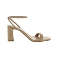 thumbnail image 3 of INC Womens Beige Ankle Strap Padded Caymi Square Toe Block Heel Buckle Dress Heeled Sandal 10 M, 3 of 3