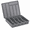 GRAY, variant on Plastic Silverware Tray for Drawer Organizer, 5 Compartments Flatware Organizer with Lid Tableware Storage Cutlery Utensil Holder